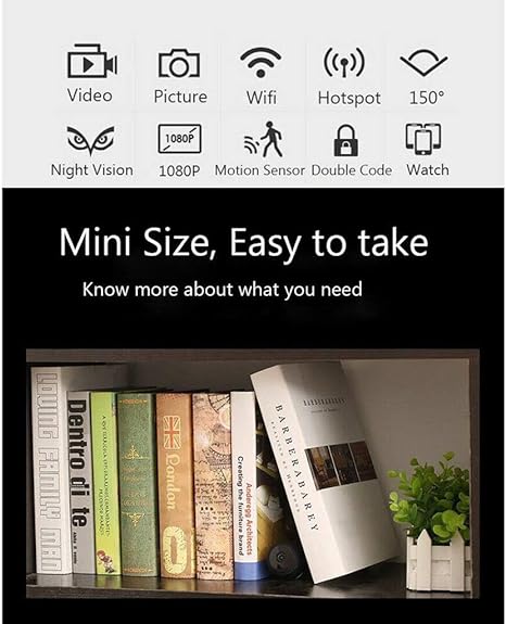 A9 Mini Wireless Security Camera – 1080P HD, Night Vision, Motion Detection & Wi-Fi