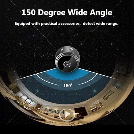 A9 Mini Wireless Security Camera – 1080P HD, Night Vision, Motion Detection & Wi-Fi
