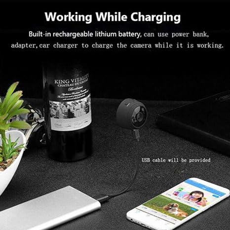 A9 Mini Wireless Security Camera – 1080P HD, Night Vision, Motion Detection & Wi-Fi