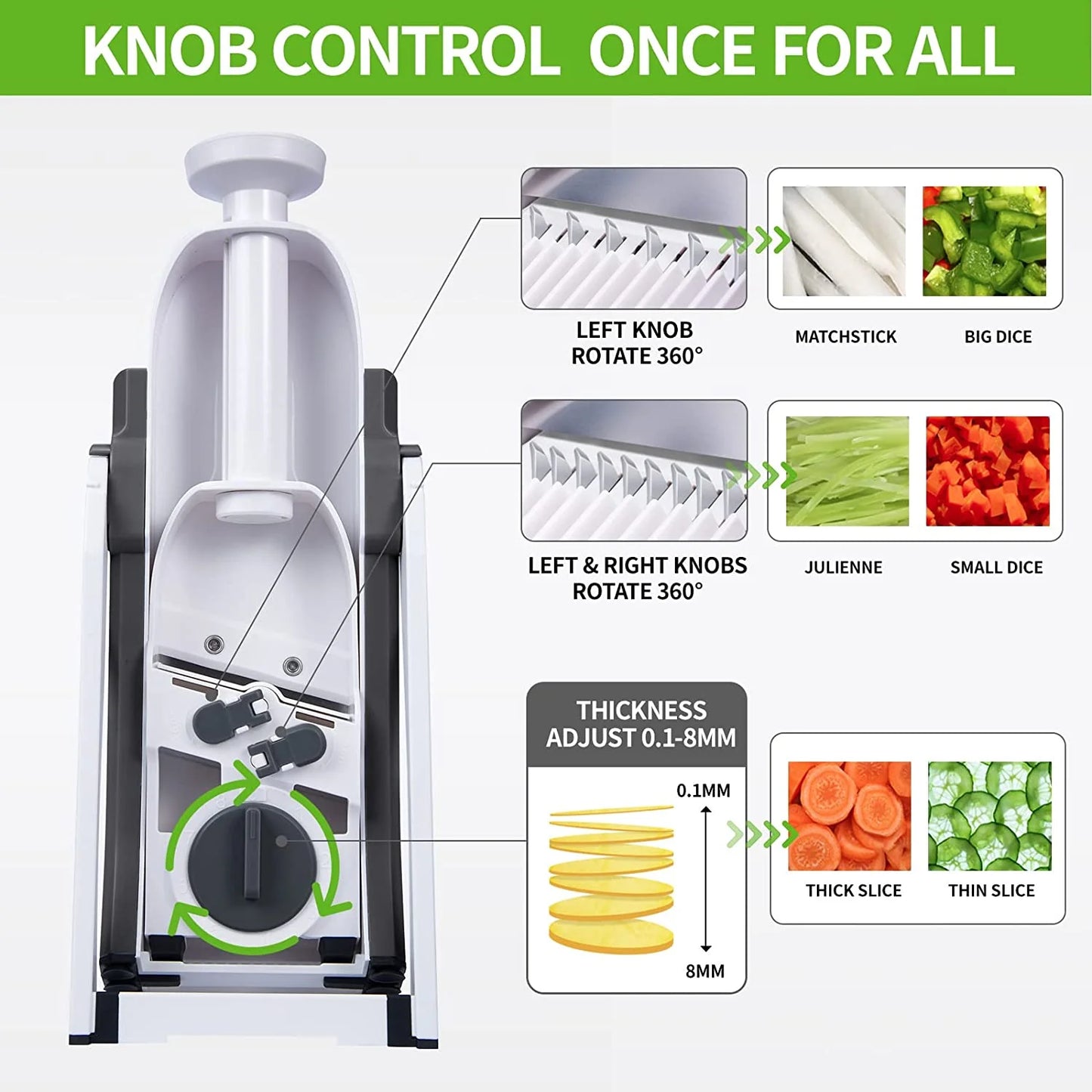 13-in-1 Manual Vegetable Cutter Chopper & Slicer