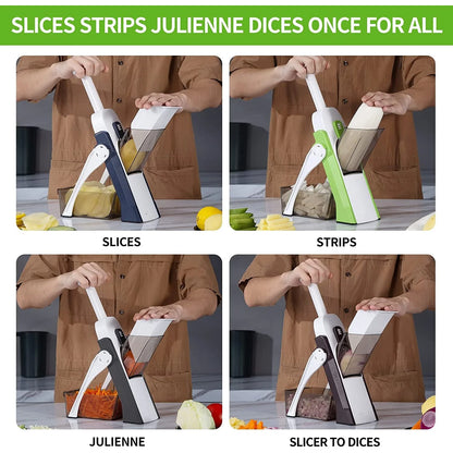13-in-1 Manual Vegetable Cutter Chopper & Slicer
